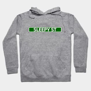 Sleepy Street Street Sign Hoodie